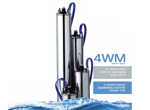 PM 4 WM vízhűtéses merülő motorok, szivattyúk 