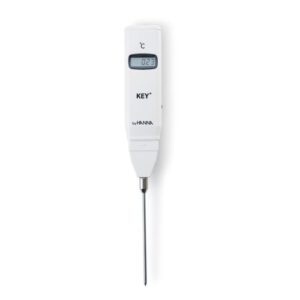 HI 98517 Key zsebhőmérő cserélhető hőmérséklet szondával, precíz mérési eszköz különböző alkalmazásokhoz.