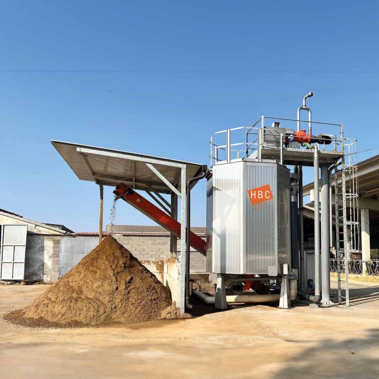 HBC aerob lebontó berendezés hígtrágya feldolgozásához, ipari használatra tervezve